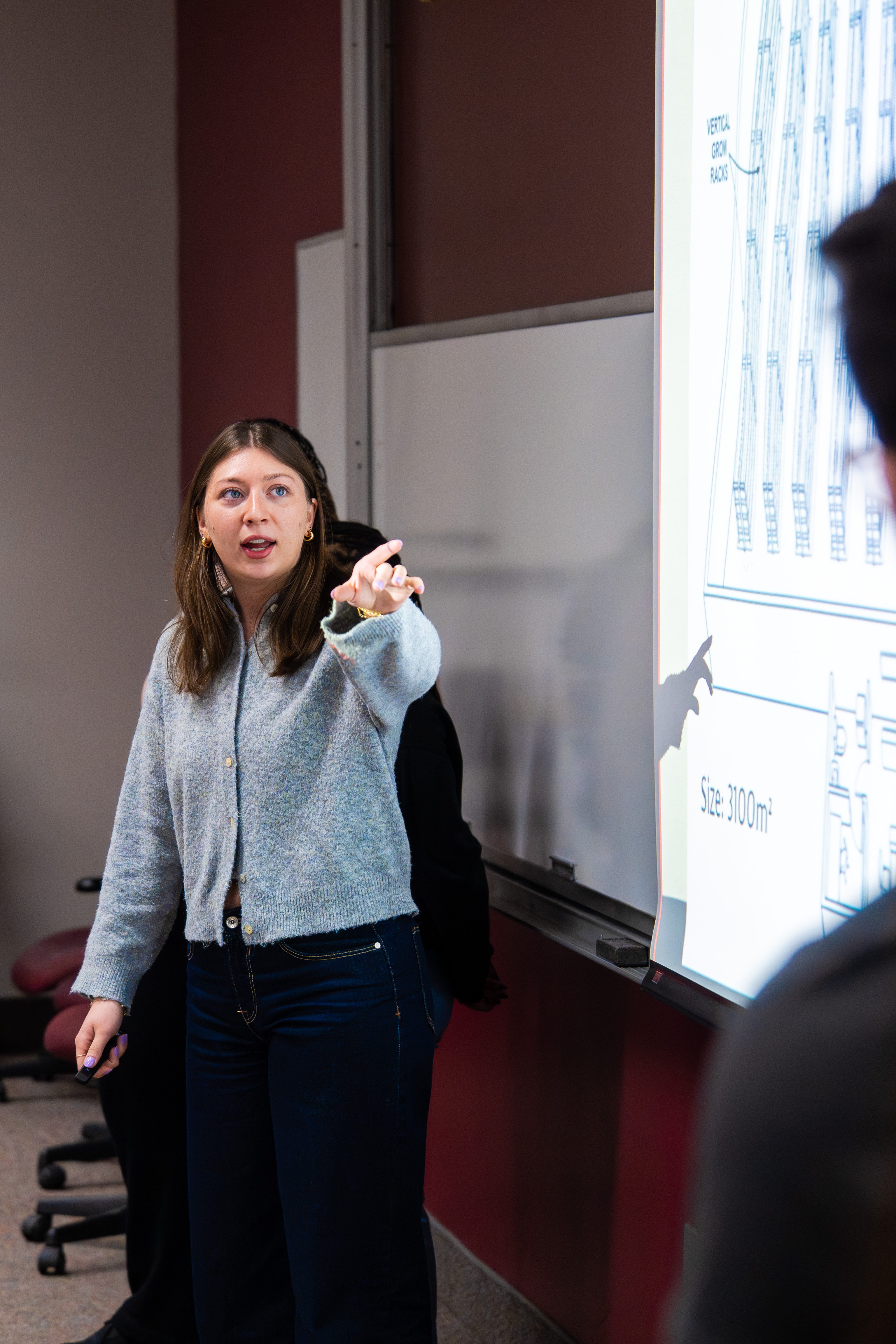 Julianna presenting to IE 2298